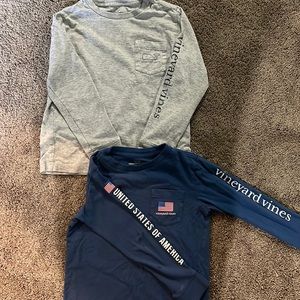 Boys vineyard Vines long sleeve shirts size 5
